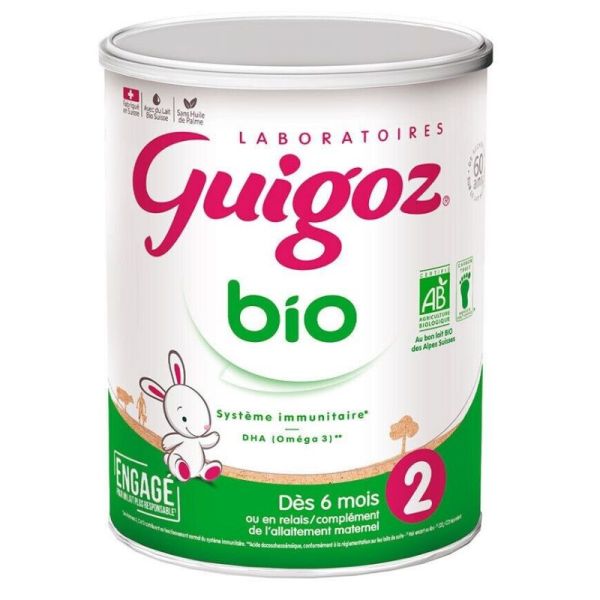 Guigoz lait Infantile 2 Bio dès 6 mois 800g