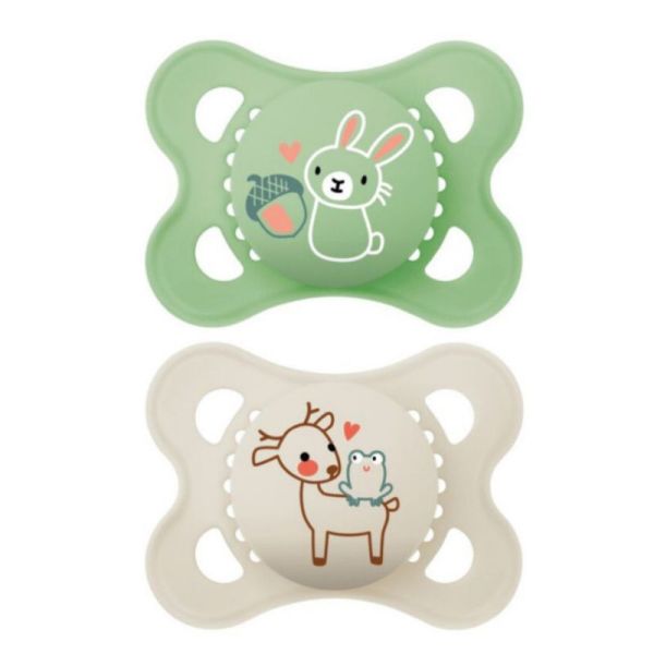 Mam Original Nature Sucette Symétrique 2 à 6 Mois x2