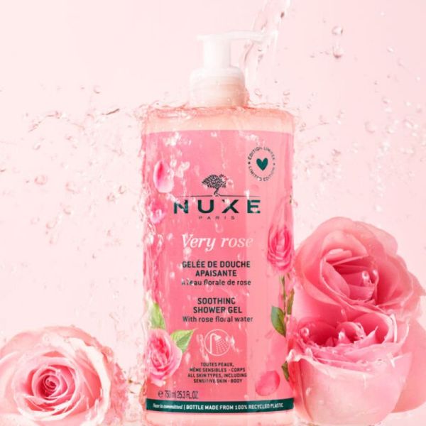 Nuxe Very Rose gelée de douche apaisante 750ml