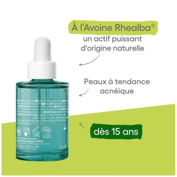 A-Derma Biology AC Night-Peel sérum peau neuve bio 30ml