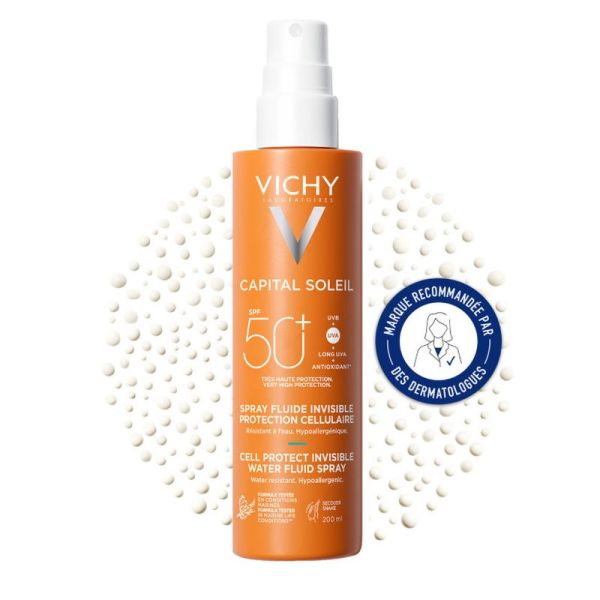 Vichy Capital Soleil spray fluide invisible SPF50+ 200ml