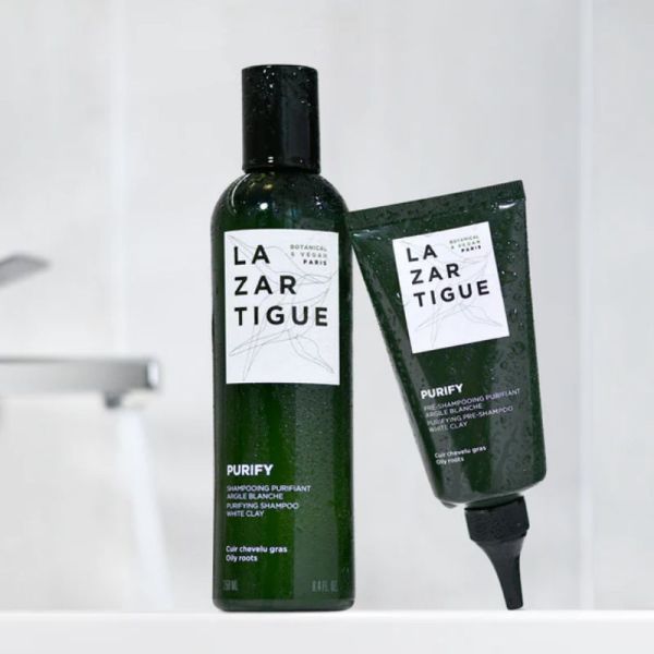 Lazartigue Purify shampoing purifiant cuir chevelu gras 250ml