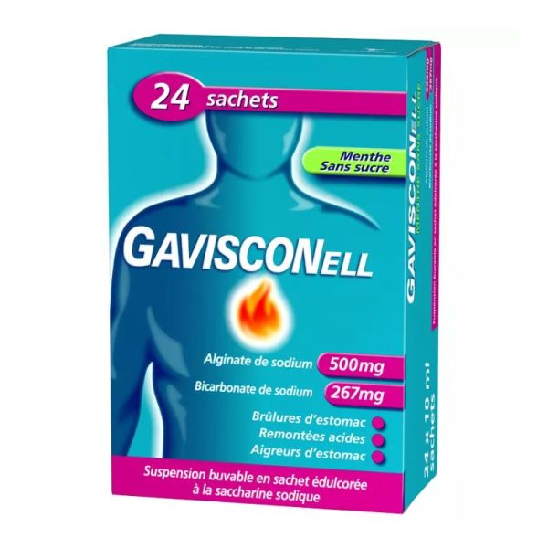 Gaviscon Suspension buvable 24 sachets