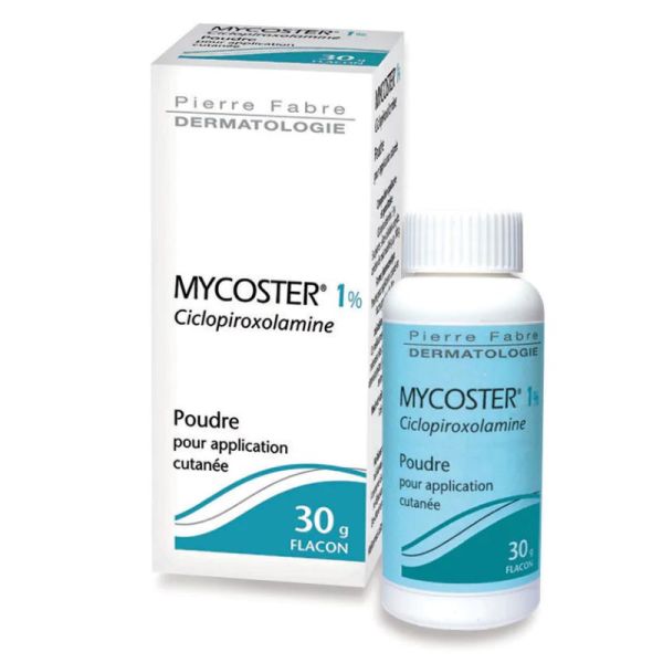 Mycoster 1% poudre pour application cutanée poudre 30g