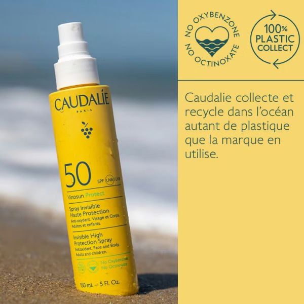 Caudalie Vinosun Protect spray invisible haute protection SPF50 150ml