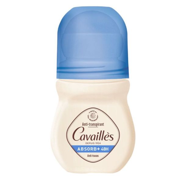 Cavaillès Absorb+ 48h déodorant roll-on anti transpirant 50ml