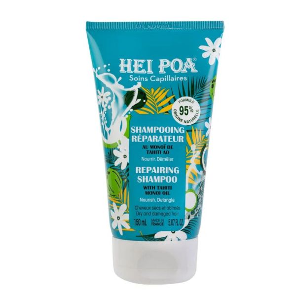 Hei Poa shampooing réparateur cheveux secs et abimés 150ml