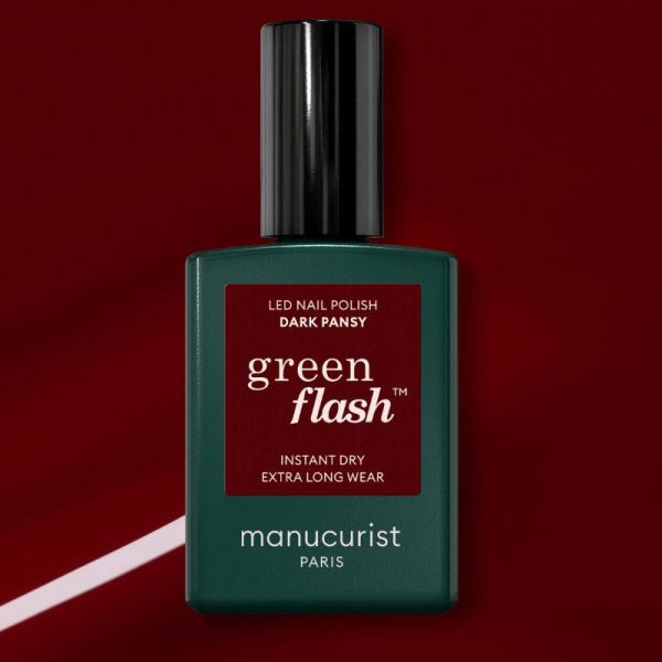 Manucurist Green Flash vernis semi permanent Dark Pansy 15ml