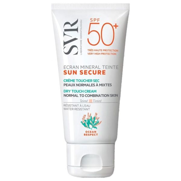 SVR Sun Secure écran minéral teinté spf50+ peaux normales à mixtes 60 g