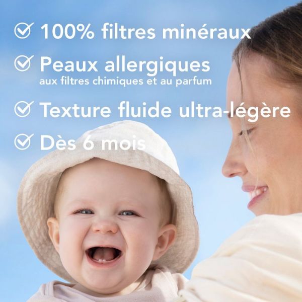 Bioderma Photoderm Mineral fluide non parfumé SPF50+ 75g