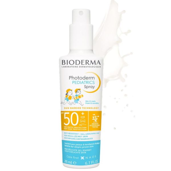 Bioderma Photoderm Pediatrics SPF50+ spray très haute protection solaire 200ml