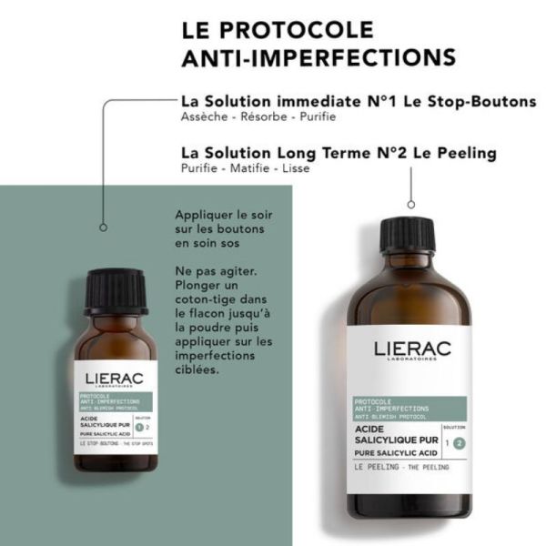 Lierac acide salicylique pur le stop boutons 15ml