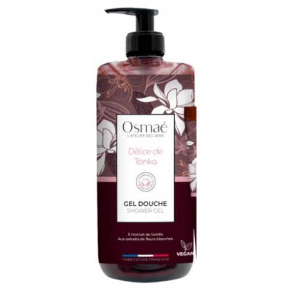 Osmaé gel douche Délice de Tonka 1 litre