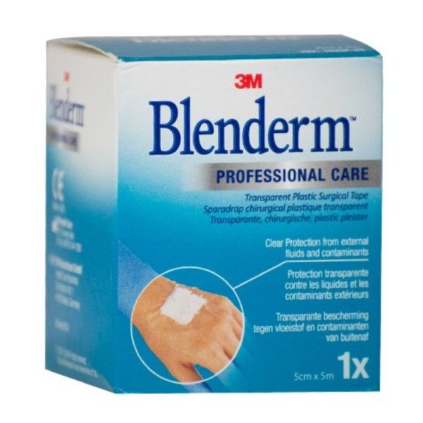 Blenderm Sparadrap Occlusif Transparent 5 m x 5 cm