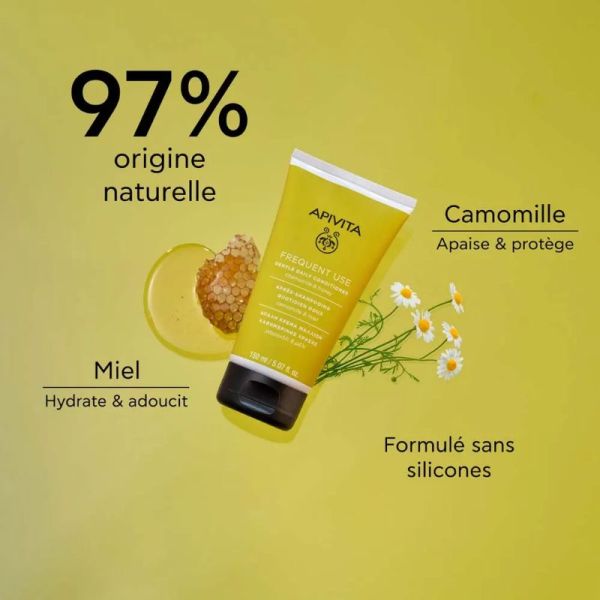 Apivita après-shampoing quotidien doux 150ml