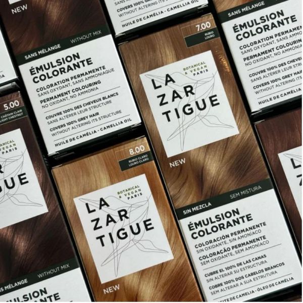 Lazartigue Émulsion Colorante 8.00 Blond clair 60ml