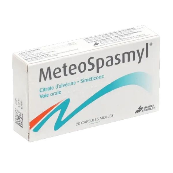 Meteospasmyl mal de ventre 20 capsules molles