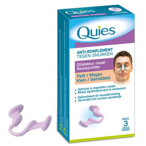 Quies anti ronflement dilatateur nasal