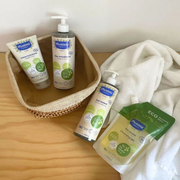 Mustela crème hydratante bio sans parfum 150ml