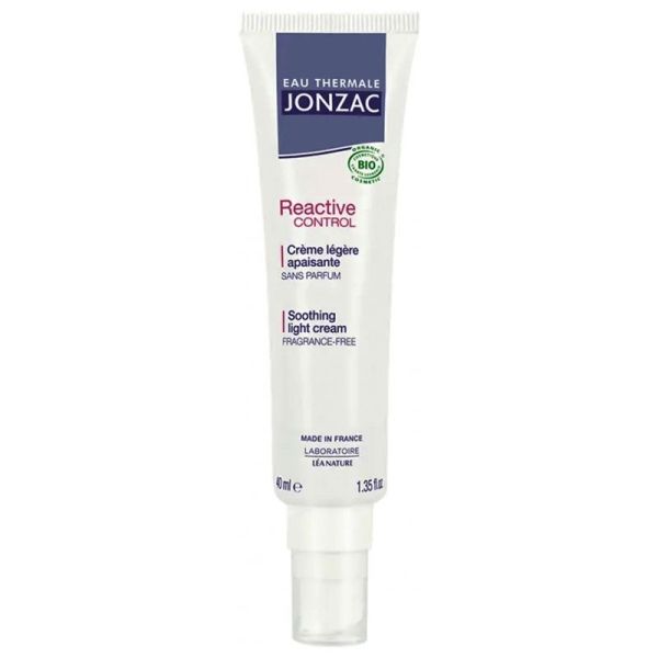 Eau Thermale Jonzac Reactive Control Crème Légère Apaisante Bio 40 ml
