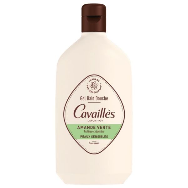 Cavaillès gel bain douche peaux sensibles Amande Verte 400ml