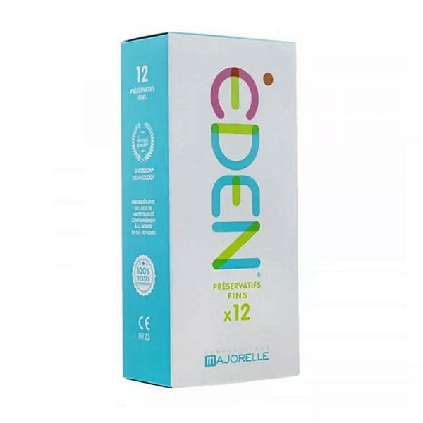 Eden préservatif fin latex lubrifié 24 Préservatifs