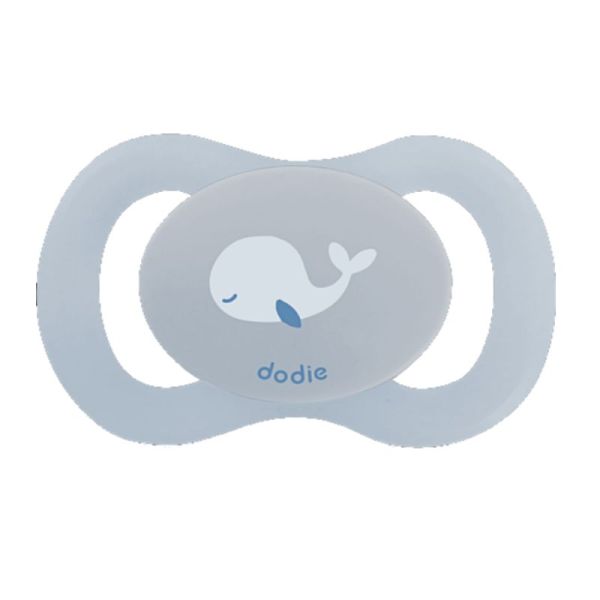 Dodie sucette anatomique new born motif baleine dès la naissance