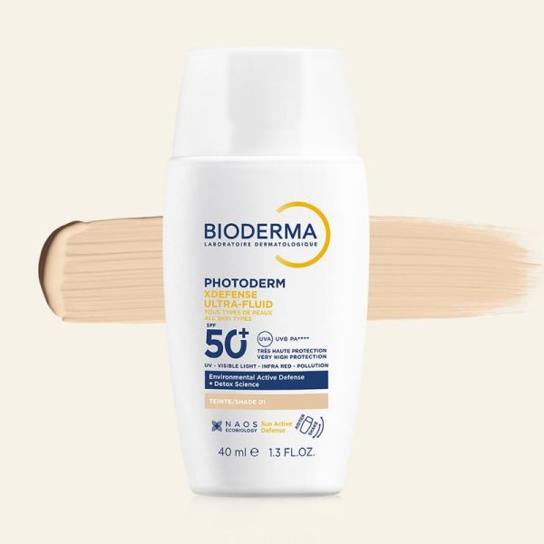 Bioderma Photoderm Xdefense Ultra-Fluid SPF 50+ Teinté 01 40ml
