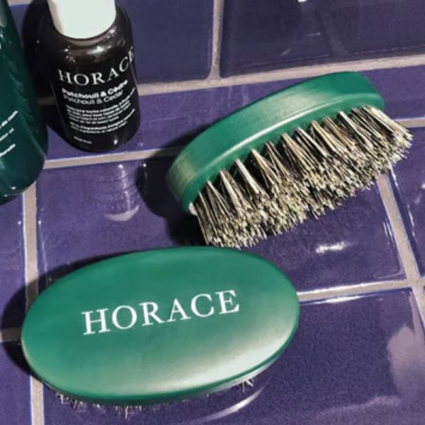 Horace Brosse à Barbe Fibres 100% Végétales & Manche en Bois