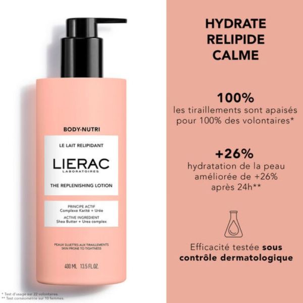 Lierac Body-Nutri le lait relipidant 400ml