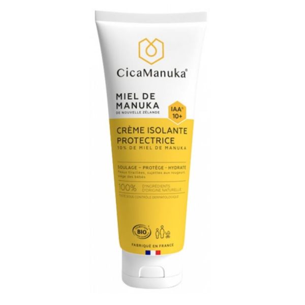 CicaManuka crème isolante protectrice 10% de miel de manuka  bio 75ml