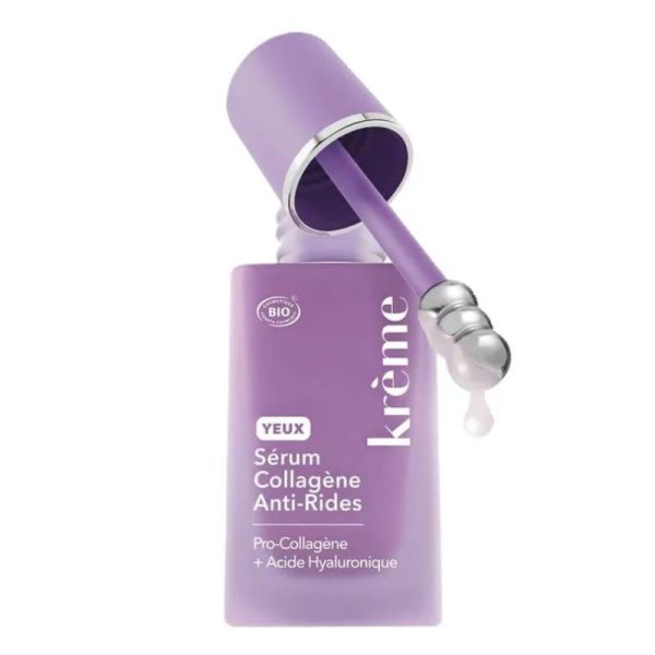 Kreme Sérum Yeux Collagène Anti-Rides Bio 15ml