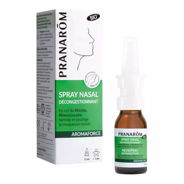 Pranarôm Aromaforce spray nasal décongestionnant 15ml
