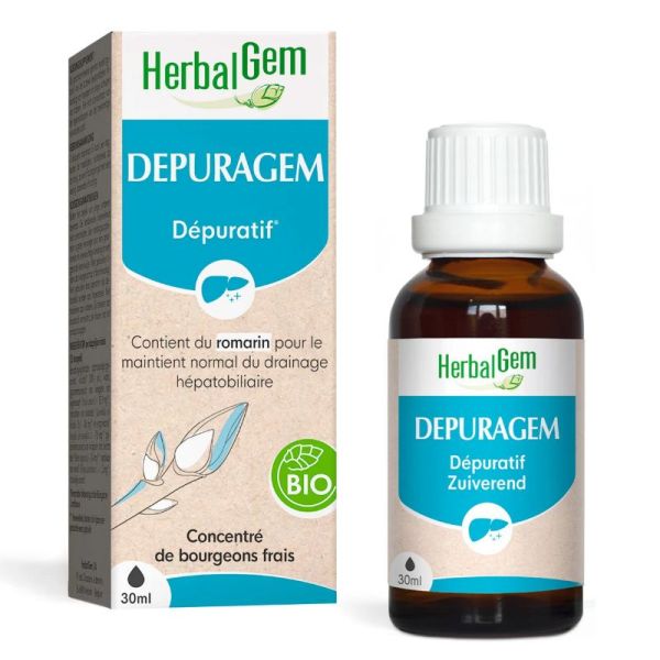 Herbalgem DepuraGem complexe dépuratif Bio 30 ml