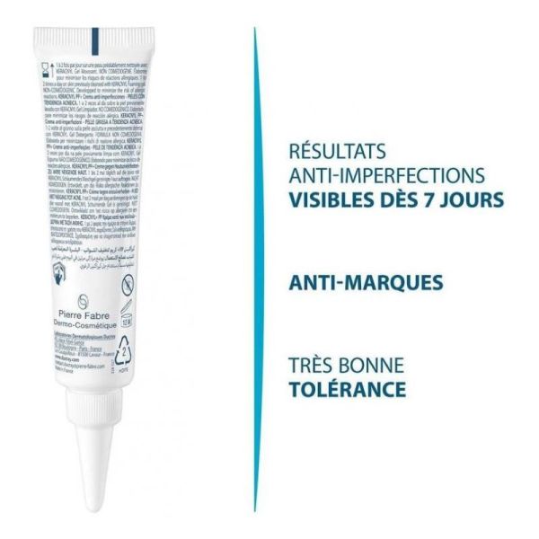 Ducray Keracnyl PP+ crème apaisante anti-imperfections 30ml