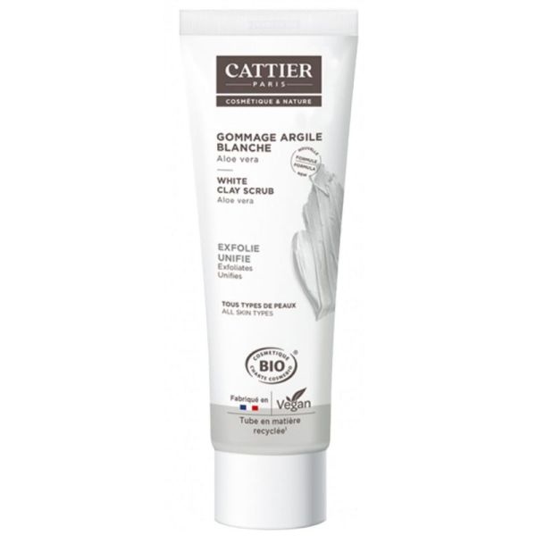 Cattier Gommage Argile Blanche Bio 100 ml
