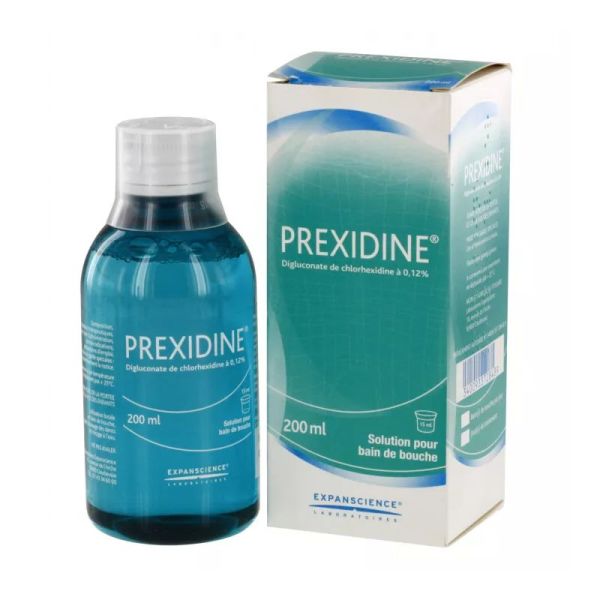 Prexidine 0.12% bain de bouche 200ml