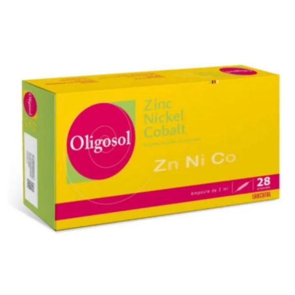Oligosol Zinc Nickel Cobalt 28 Ampoules