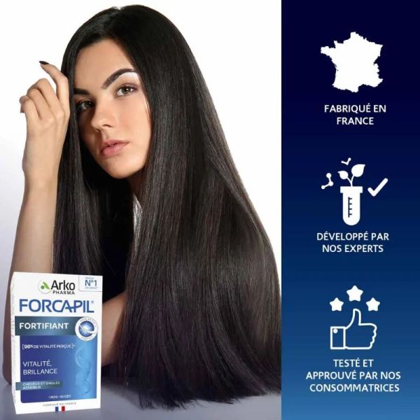 Arkopharma Forcapil cheveux et ongles fortifiant Zinc 60 gélules
