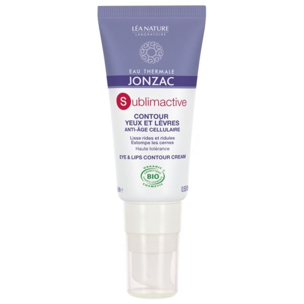 Eau Thermale Jonzac Eau de Jonzac Sublimactive soin contour yeux et lèvres anti-âge 15 ml