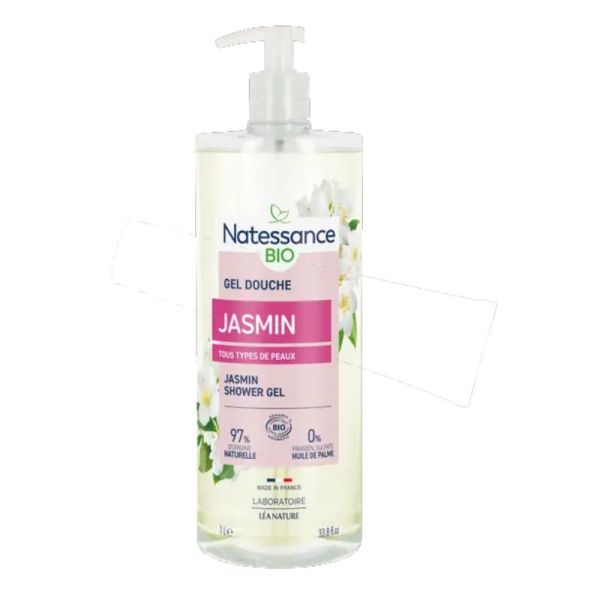 Natessance gel douche jasmin floral 1 litre