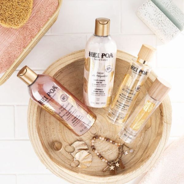 Hei Poa soins corpsHei Poa soins corps lait corps nacré Trésor de Polynésie 250ml 250ml