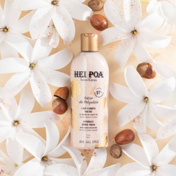 Hei Poa soins corpsHei Poa soins corps lait corps nacré Trésor de Polynésie 250ml 250ml