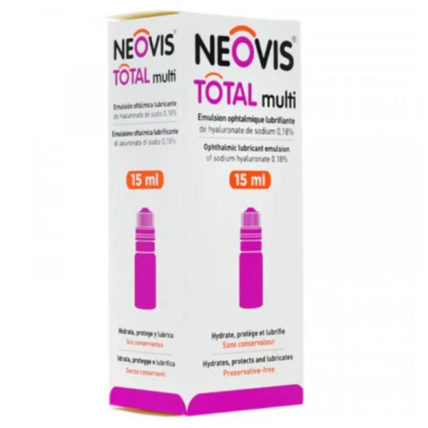 Neovis émulsion ophtalmique lubrifiante Total Multi 15ml