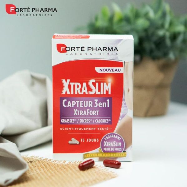 Forté Pharma XtraSlim Capteur 3 en 1 60 gélules