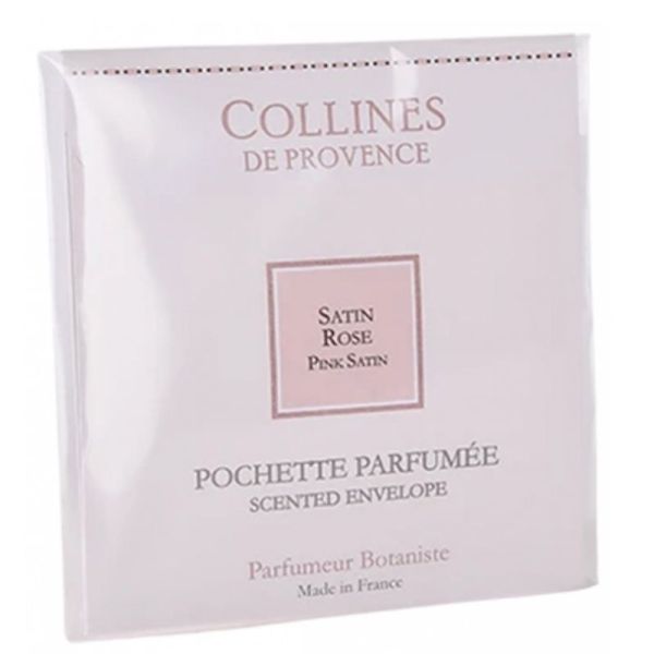 Collines de Provence Pochette Parfumée Couture Senteur Satin Rose