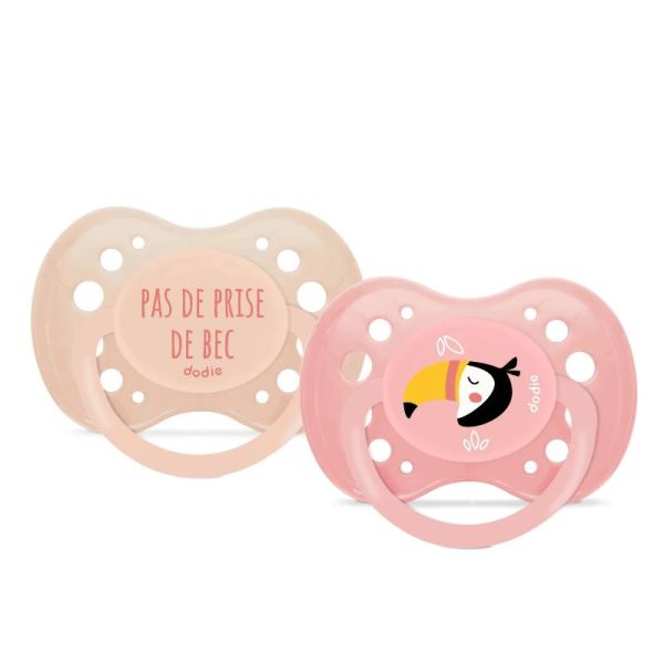 Dodie 2 Sucettes Anatomiques +18 Mois Duo Toucan