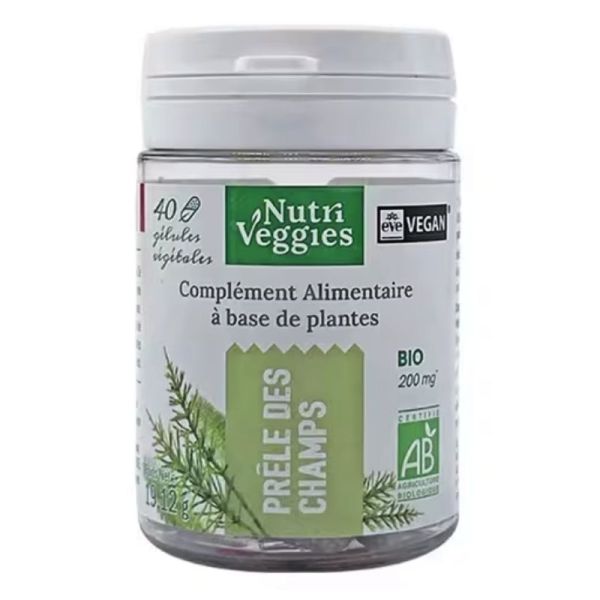 Nutriveggies Prêle Des Champs Bio Draineur 40 gélules