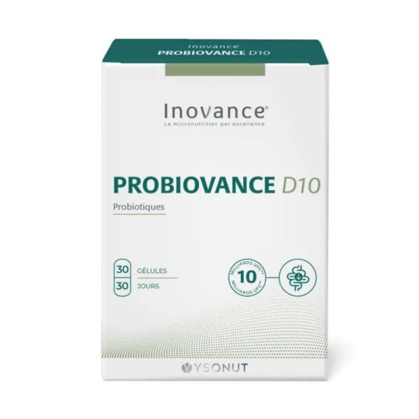 Inovance Probiovance Flore Intestinale D10 30 Gélules