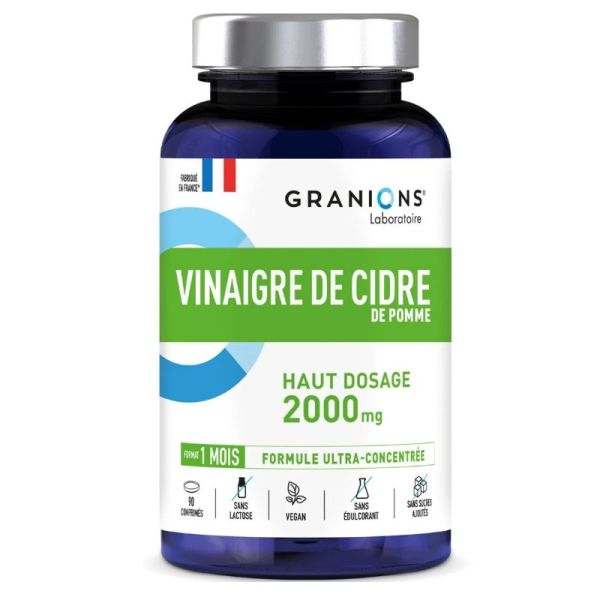 Granions Vinaigre de cidre de pomme 2000mg 180 comprimés